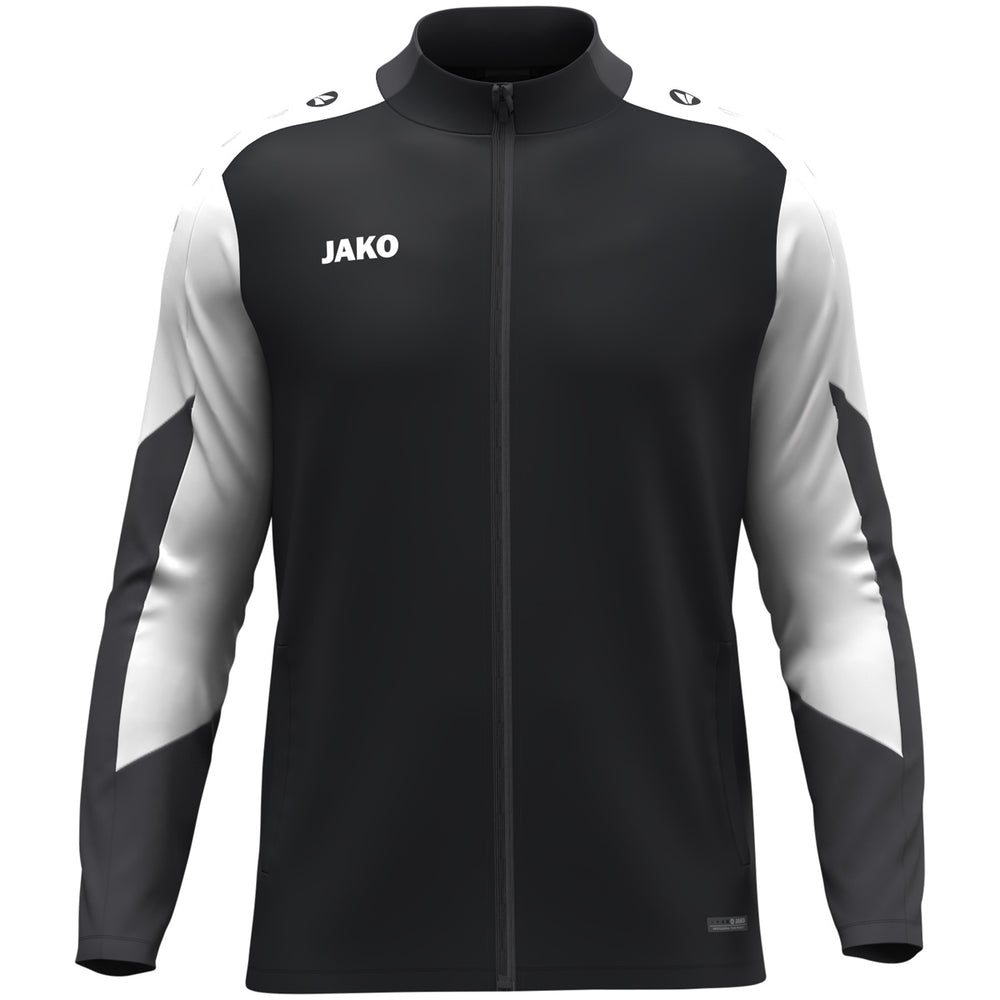JAKO Polyesterjacke Dynamic (schwarz/weiß/anthrazit)