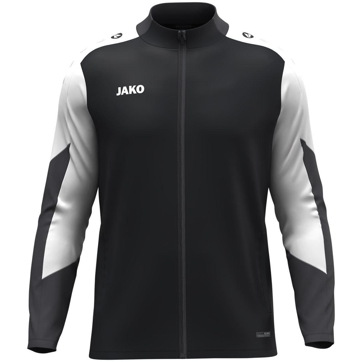 JAKO Polyesterjacke Dynamic (schwarz/weiß/anthrazit)