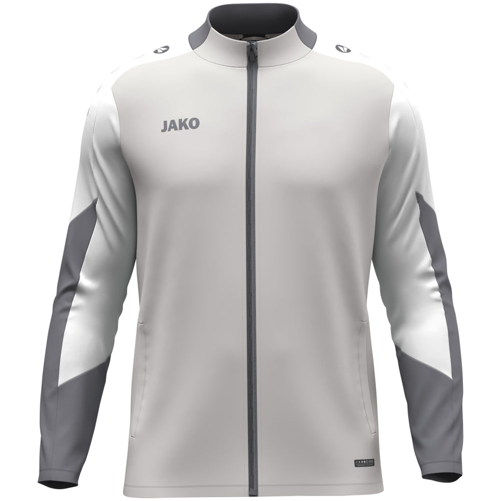 JAKO Polyesterjacke Dynamic (hellgrau/weiß/grau)