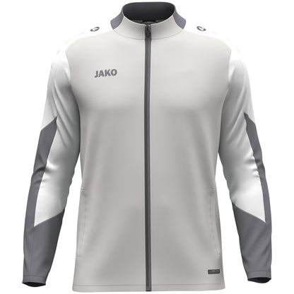 JAKO Polyesterjacke Dynamic (hellgrau/weiß/grau)