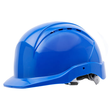 MAX Industrieschutzhelm mit Fleece-Schweißband + Kinnband, EN 397 (VE 20 Stück)