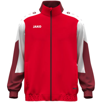 JAKO Webjacke Dynamic (rot/weiß/dunkelrot)