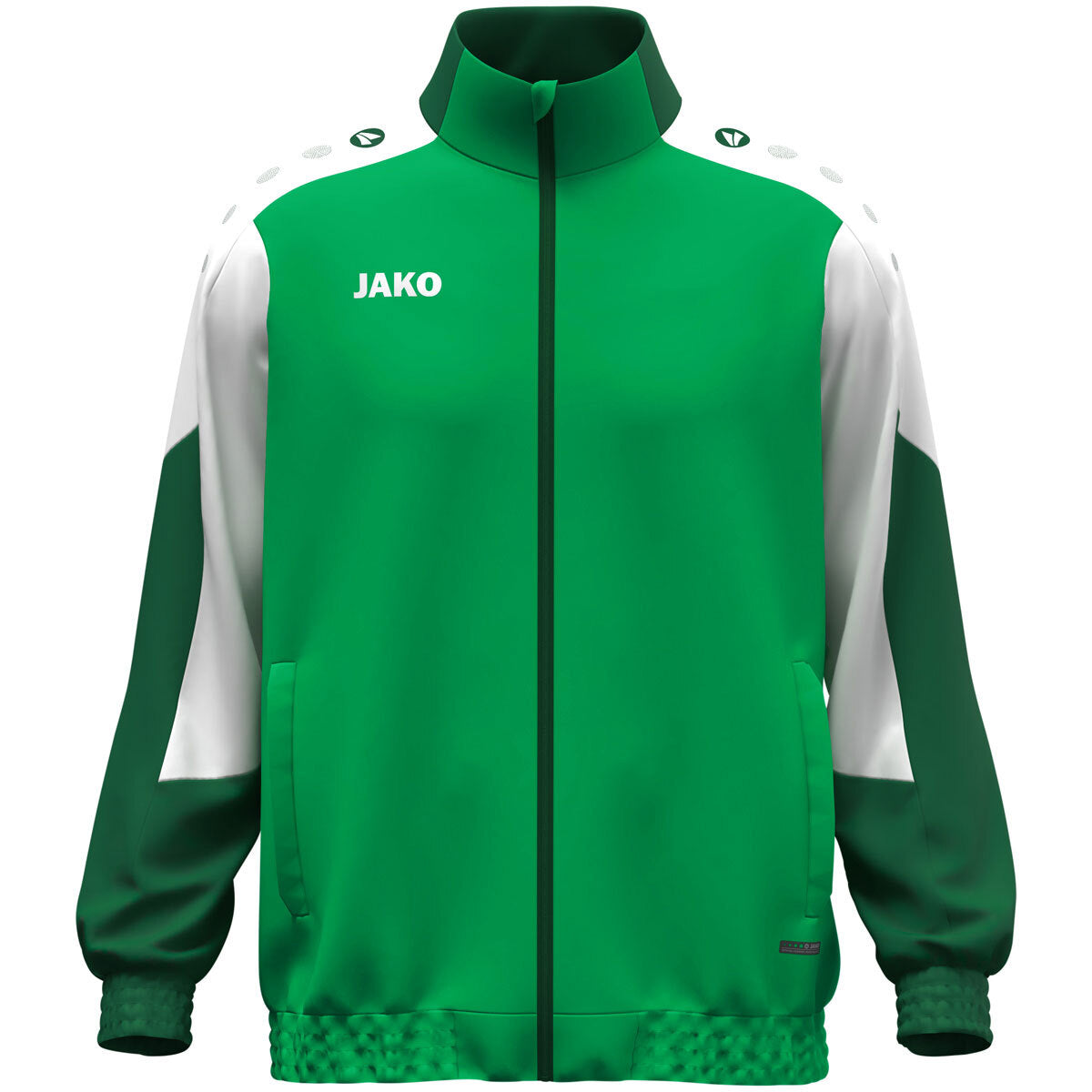 JAKO Webjacke Dynamic (grün/weiß/dunkelgrün)