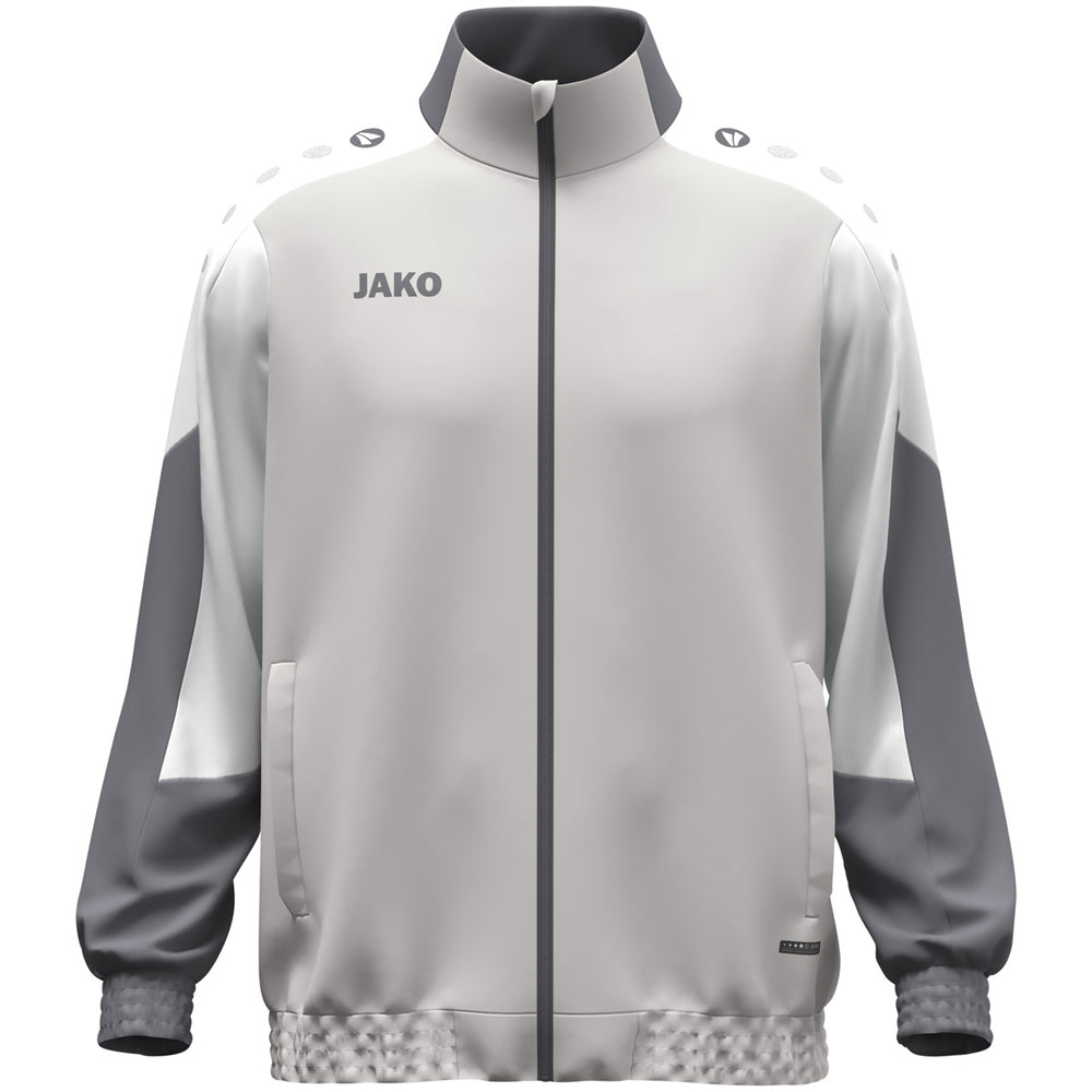 JAKO Webjacke Dynamic (hellgrau/weiß/grau)