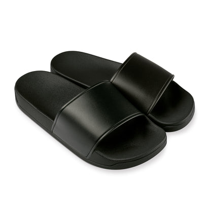 TSA Badelatschen Design Schwarz