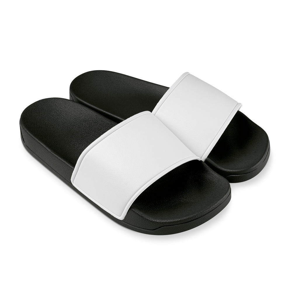 TSA Badelatschen Design Schwarz mit weißer Lasche