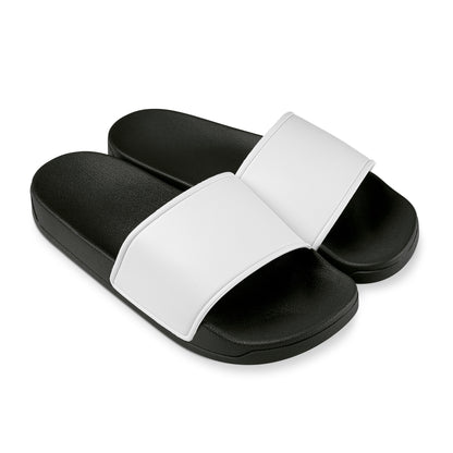 TSA Badelatschen Design Schwarz mit weißer Lasche