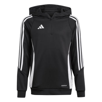 ADIDAS Tiro 24 Trainingshoody Schwarz Kind