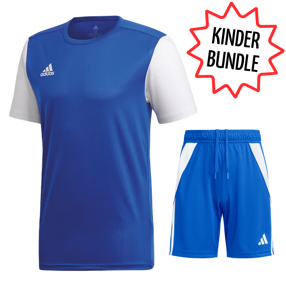 Adidas Training Set Kinder Blau