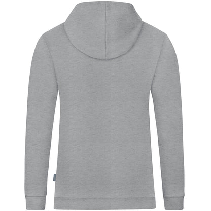 JAKO Kapuzensweat Organic (hellgrau meliert)