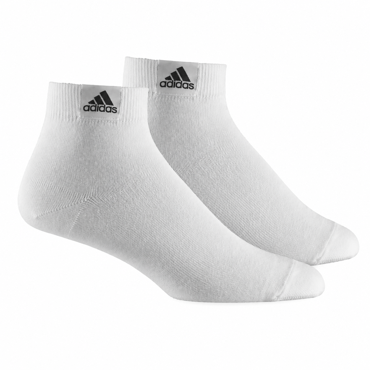 ADIDAS ANKLE PLAIN Socken 2 Paar Weiß Gr.47-50