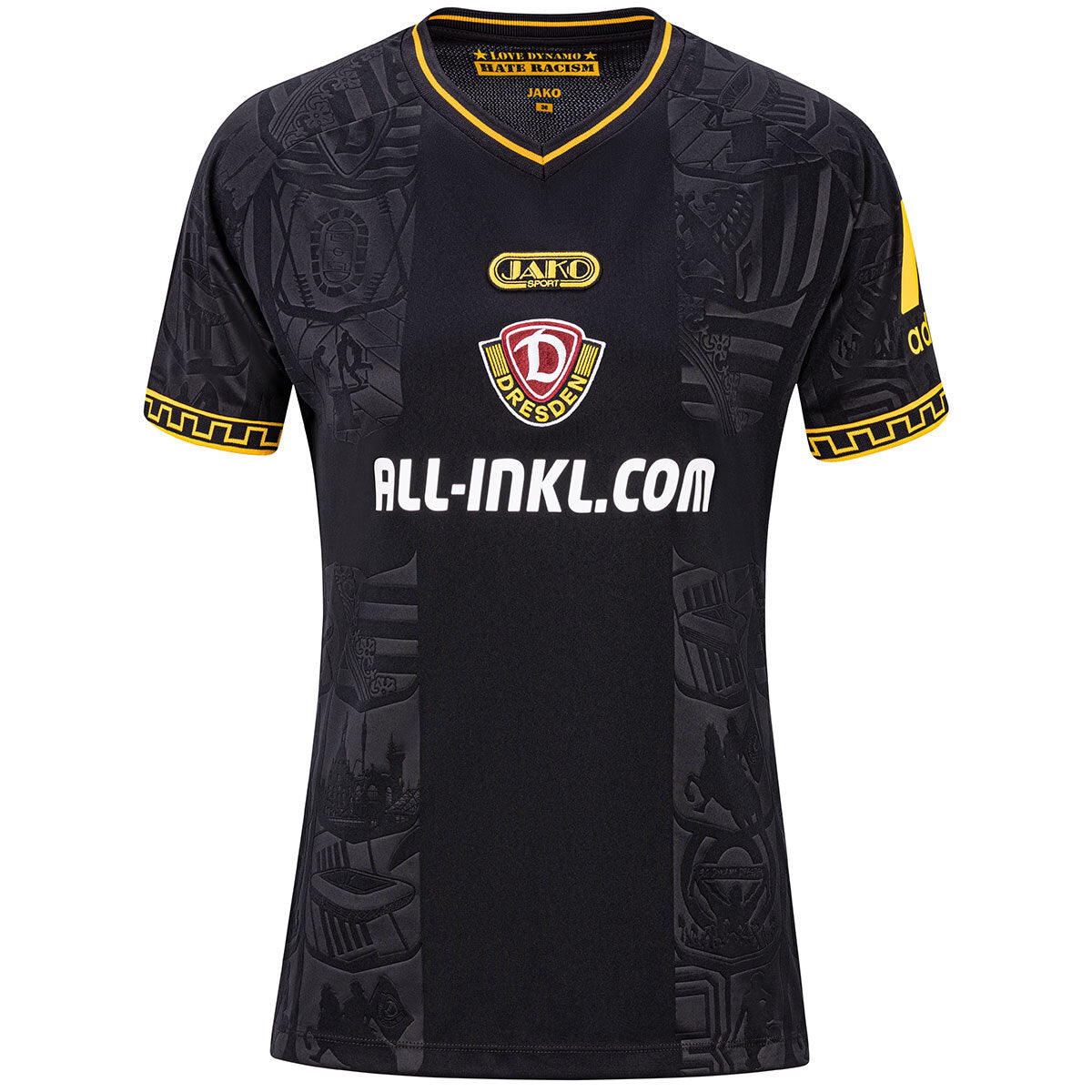 JAKO Dynamo Dresden Trikot Ausweich Damen (schwarz)
