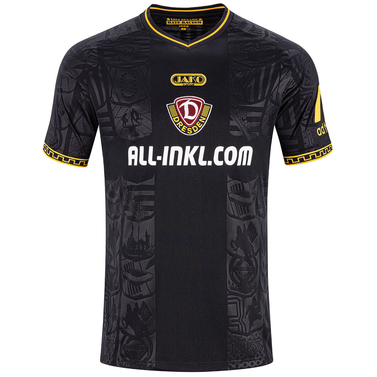 JAKO Dynamo Dresden Trikot Ausweich (schwarz)