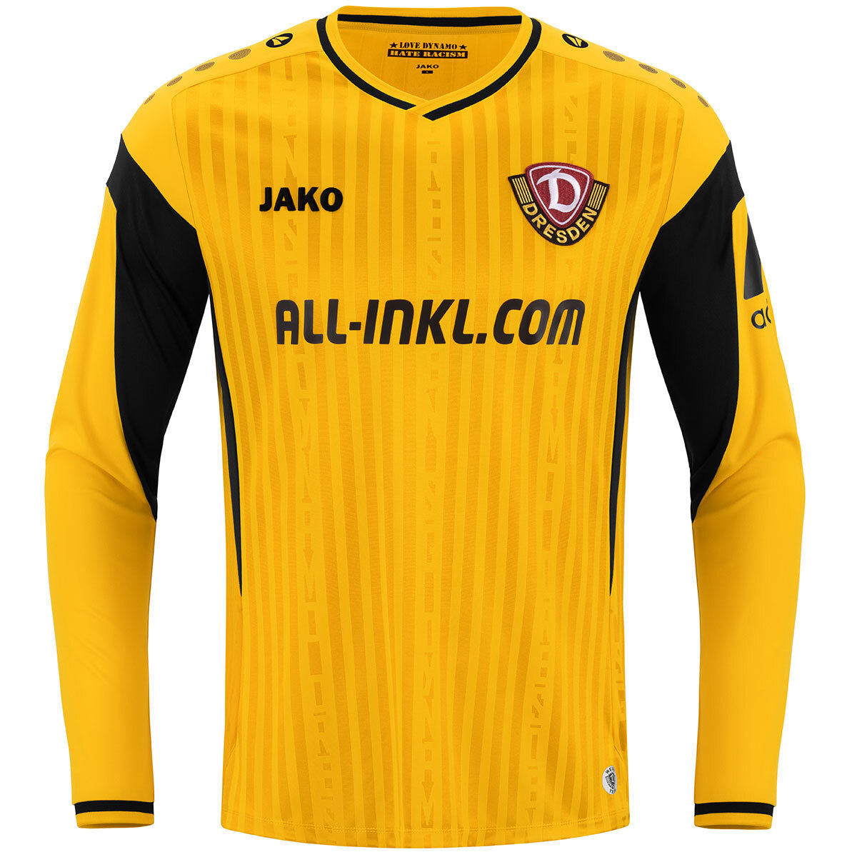 JAKO Dynamo Dresden Trikot Home LA (dynamic yellow)