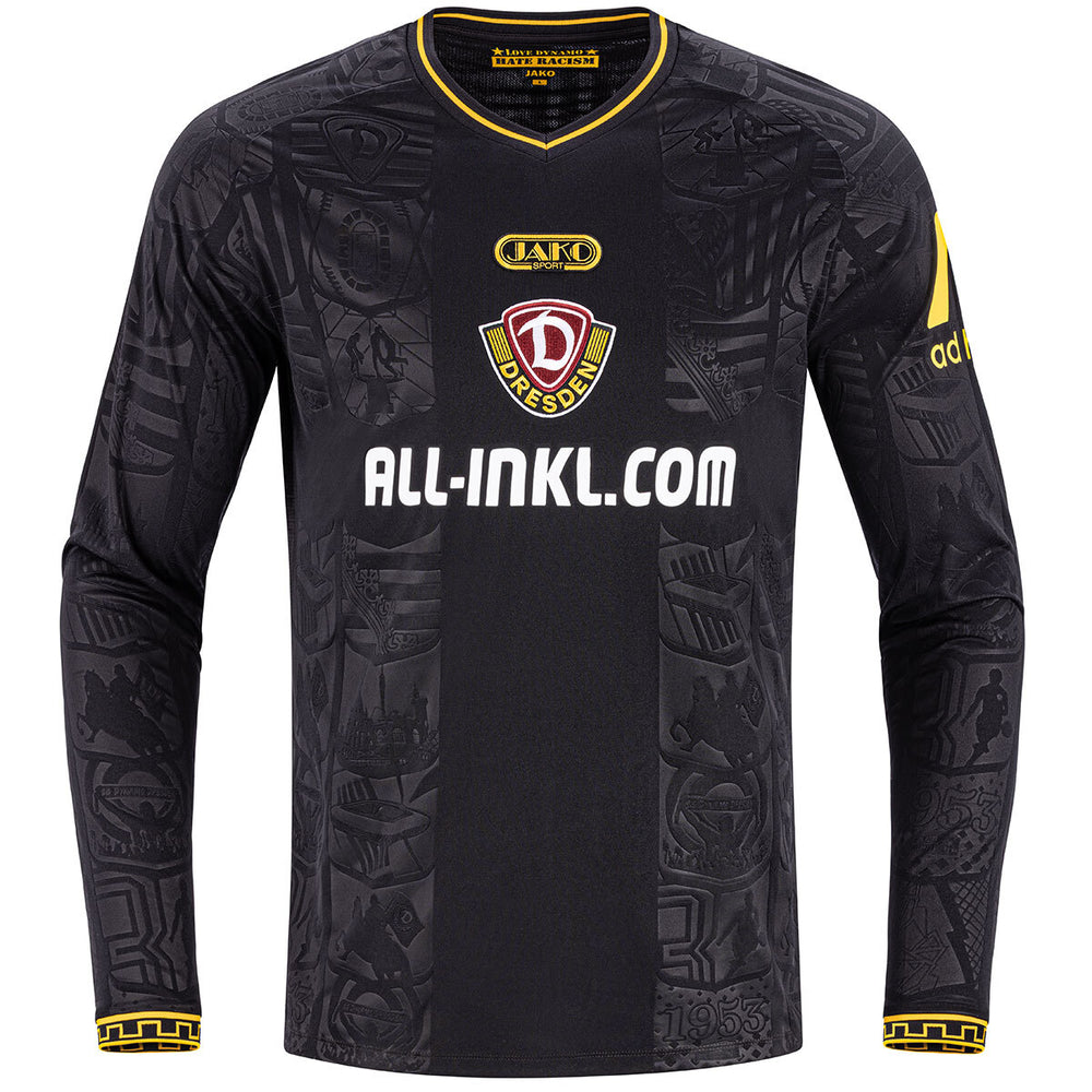 JAKO Dynamo Dresden Trikot Ausweich LA (schwarz)