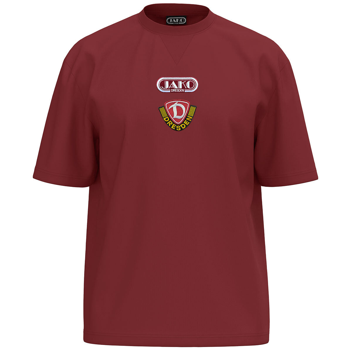 JAKO Dynamo Dresden T-Shirt Freizeit (rubinrot)