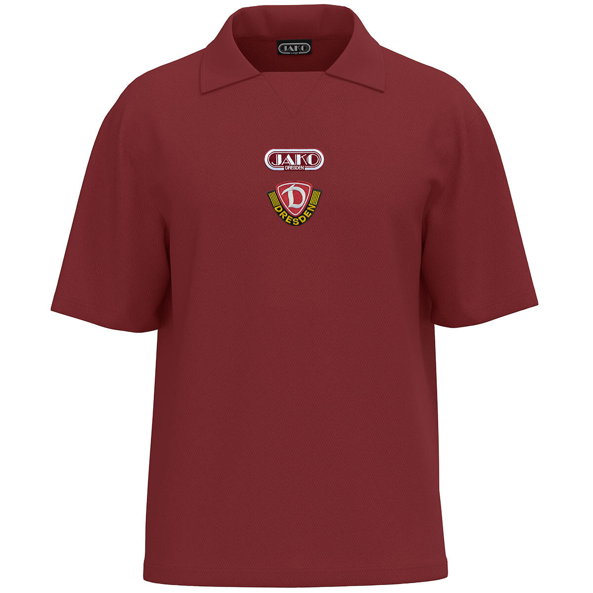 JAKO Dynamo Dresden Polo Freizeit (rubinrot)