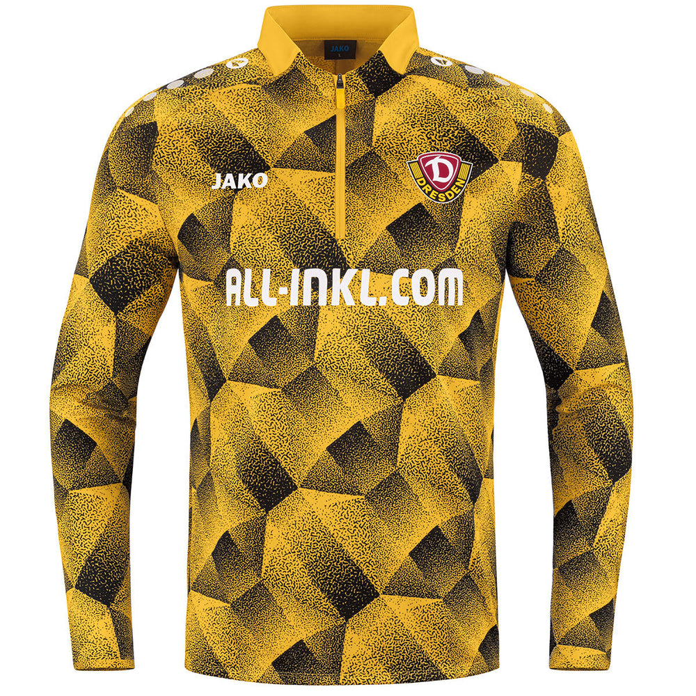 JAKO Dynamo Dresden Warm-Up Ziptop (dynamic yellow)