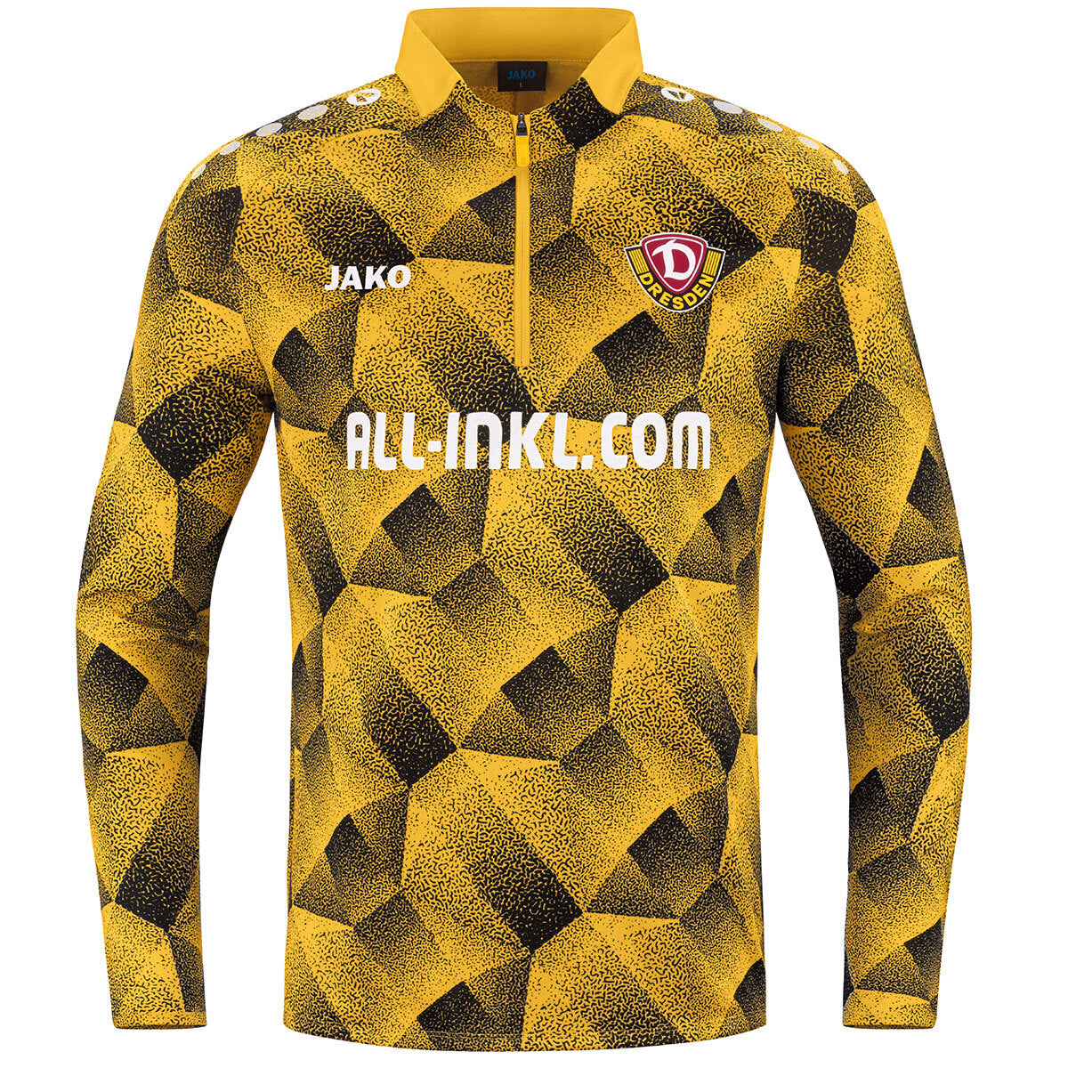 JAKO Dynamo Dresden Warm-Up Ziptop (dynamic yellow)