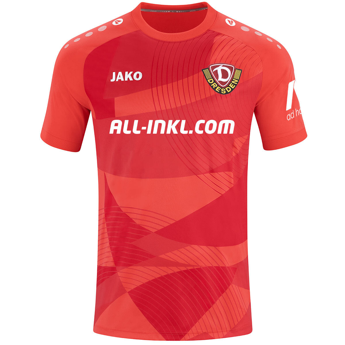 JAKO Dynamo Dresden TW Trikot Away Kind (coral)