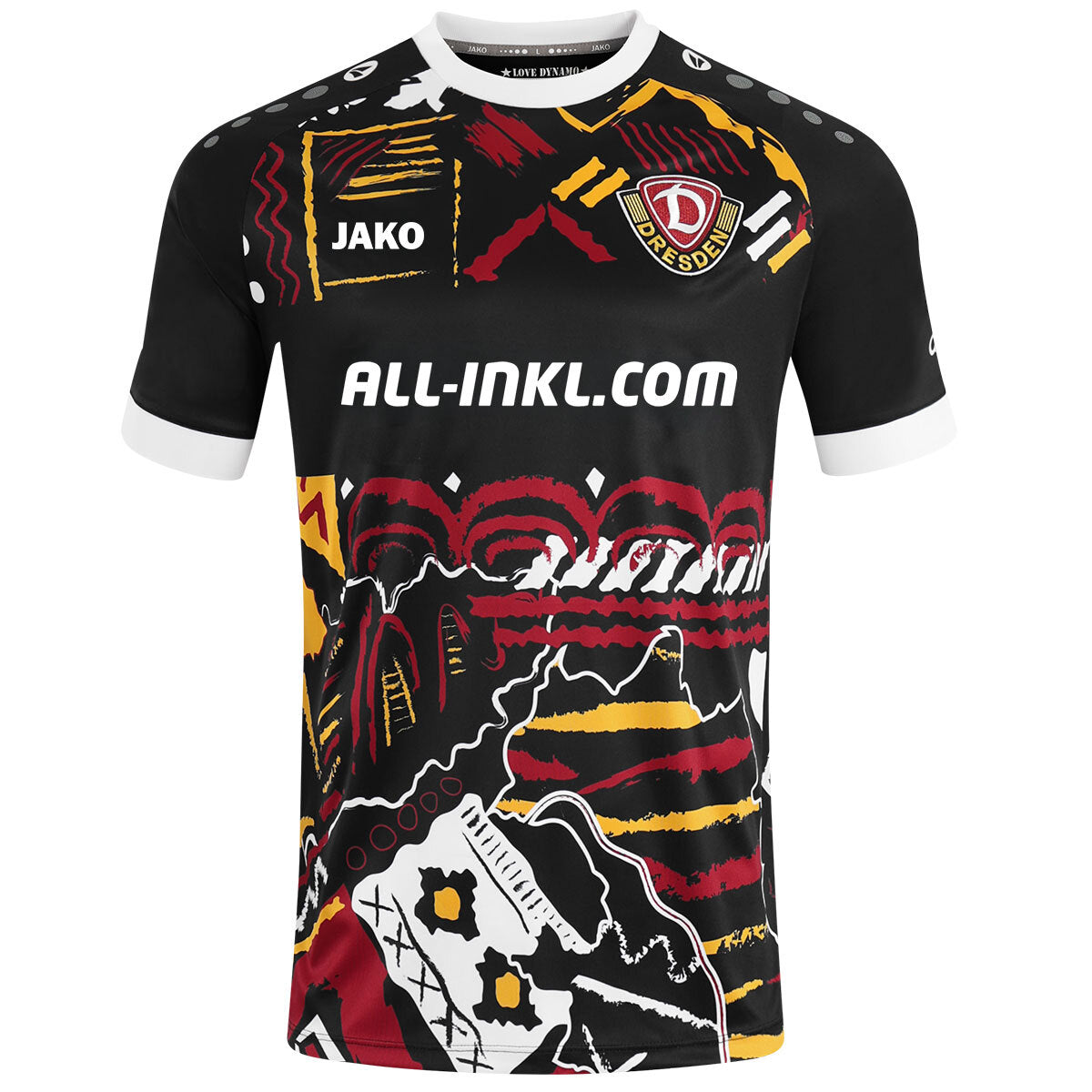 JAKO Dynamo Dresden TW Trikot Home (schwarz)