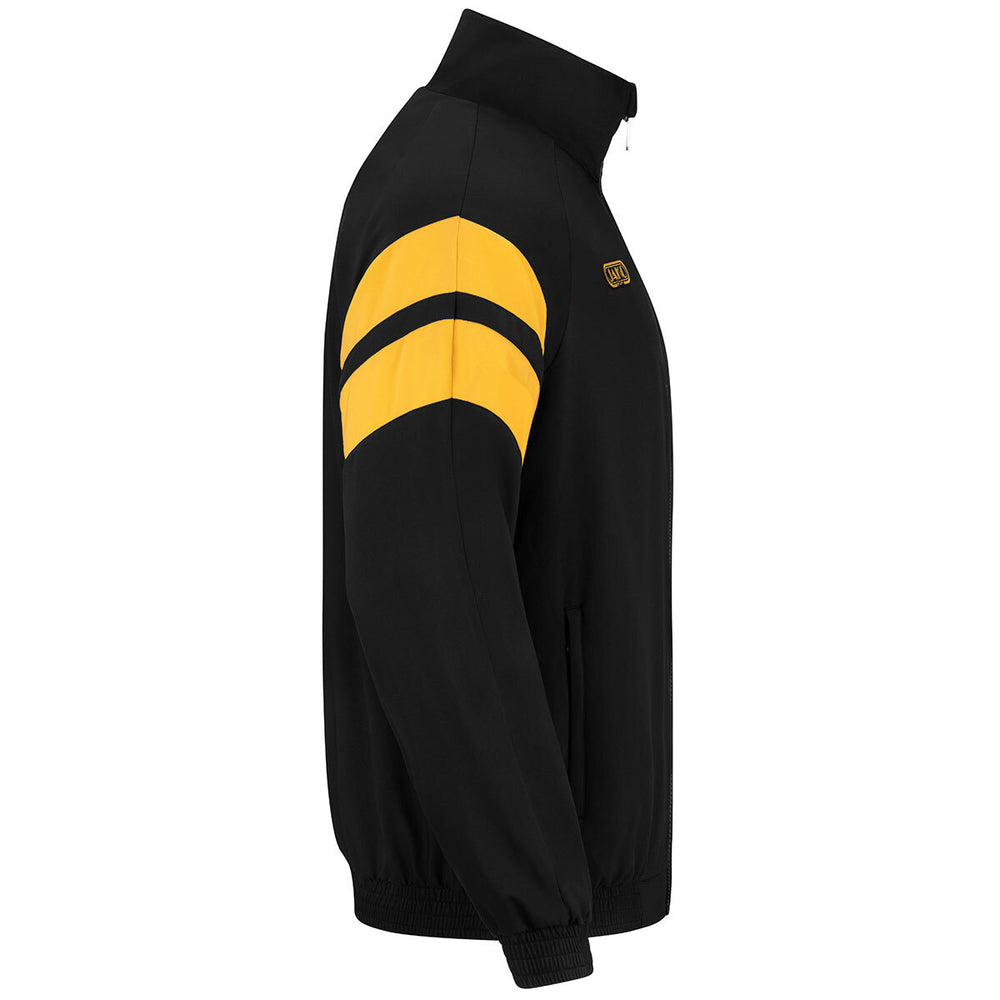 JAKO Dynamo Dresden Freizeitjacke Retro (schwarz/dynamic yellow)
