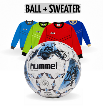 Hummel Trainingsball Inspire 430 Blau 5 × DYF Sweatshirts Grün