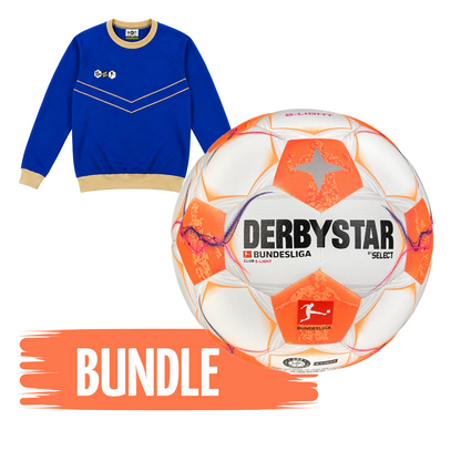 Derbystar BL CLUB S-LIGHT v24 290 Weiß 4 × DYF Sweatshirts Blau