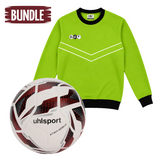 UHLSPORT Attack Addglue 440 Weiß Rot 5 × DYF Sweatshirts Grün