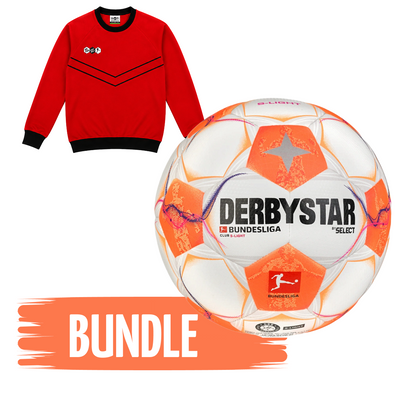 Derbystar BL CLUB S-LIGHT v24 290 Weiß 4 × DYF Sweatshirts Rot