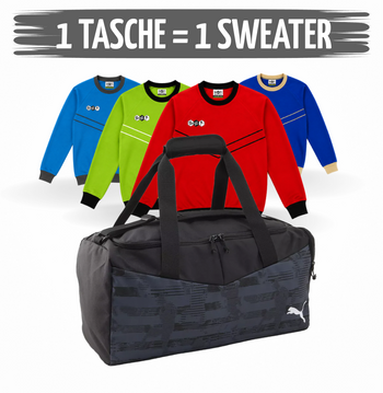 PUMA Tasche Individual Rise 24L × DYF Sweatshirts Rot