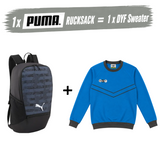 PUMA Rucksack individual RISE 21L × DYF Sweatshirts Türkis