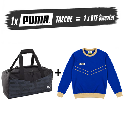 PUMA Tasche Individual Rise 24L × DYF Sweatshirts Blau