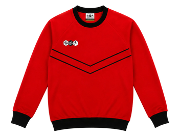 UHLSPORT Attack Addglue 440 Weiß Rot 5 × DYF Sweatshirts Rot