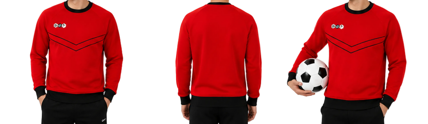 DYF Sweatshirt Rot × Hummel Lite 350 INSPIRE Training 5