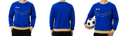 DYF Sweatshirt Blau × JAKO Match 3.0 Gr. 5 420gr