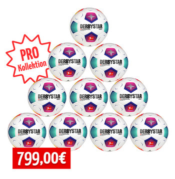 Derbystar 10er Ballpaket BL BRILLANT APS v23 430 Bunt Gr. 5