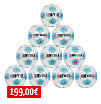 Derbystar 10er Ballpaket BL BRILLANT Replica S-Light 290 v24 Weiß 5