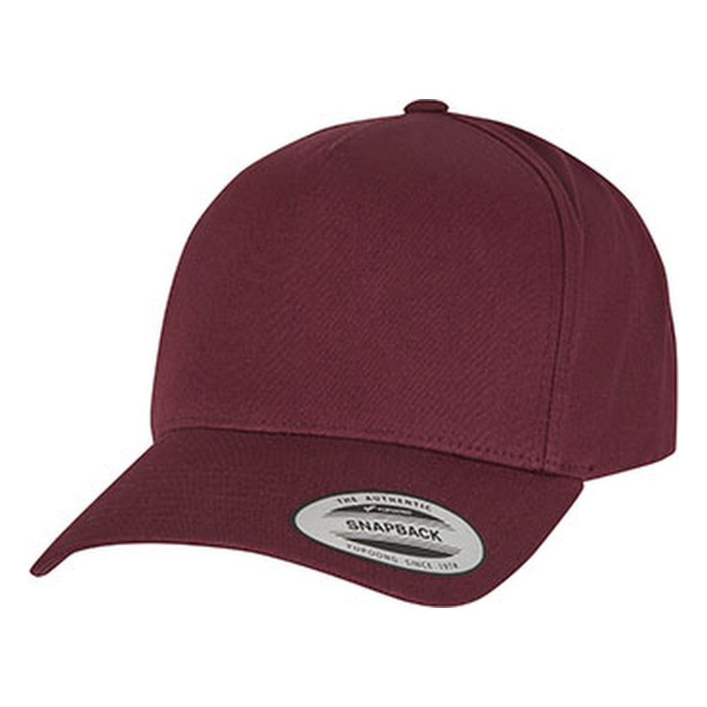 Sport Nord 5-Panel Curved Classic Snapback (Maroon)