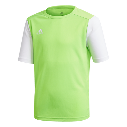 ADIDAS Estro 19 Trikot Kind (solar green/white) - Front View