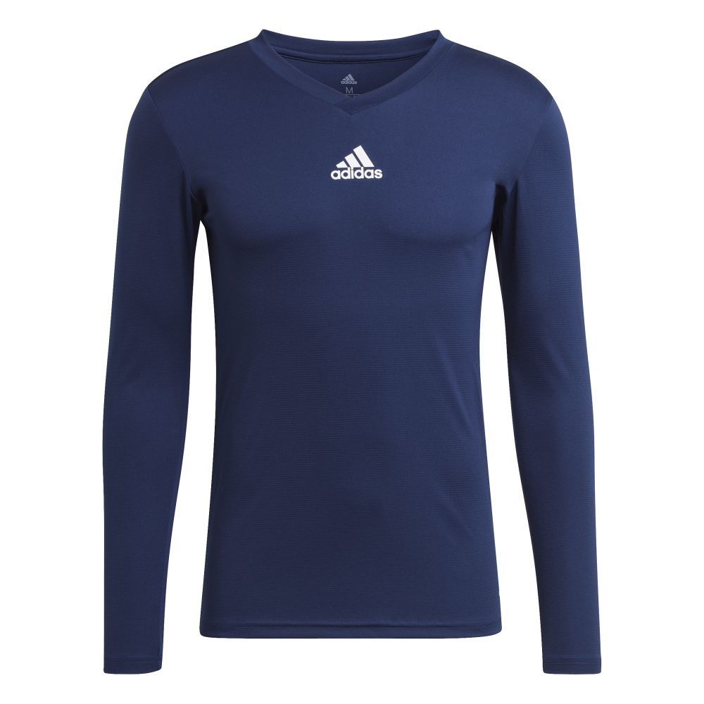 ADIDAS Team Base Longsleeve Herren (team navy blue) - Front View