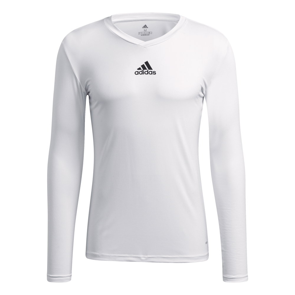 ADIDAS Team Base Longsleeve Herren (white) - Front Center View