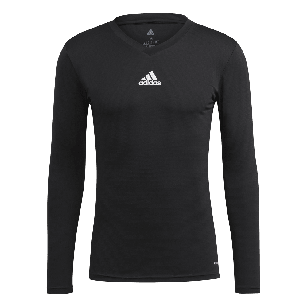 ADIDAS Team Base Longsleeve Herren (black) - Front Center View