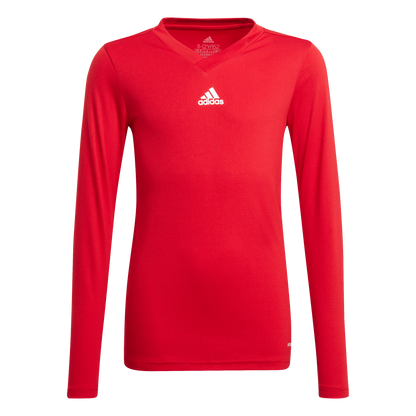 ADIDAS Team Base Longsleeve Kind (team power red) - Front Center View