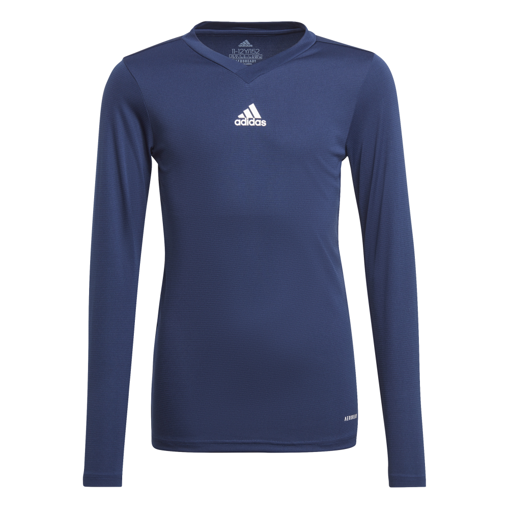 ADIDAS Team Base Longsleeve Kind (team navy blue) - Front View
