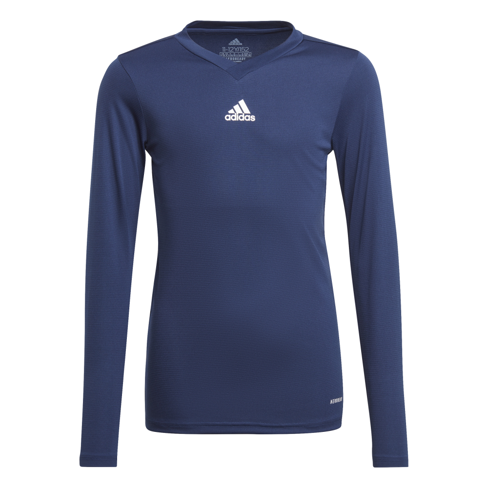 ADIDAS Team Base Longsleeve Kind (team navy blue) - Front Center View