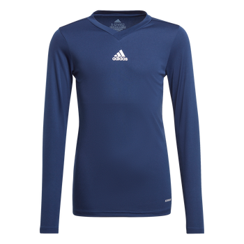 ADIDAS Team Base Longsleeve Kind (team navy blue) - Front Center View
