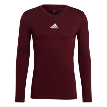 ADIDAS Team Base Longsleeve Herren (team maroon) - Front View