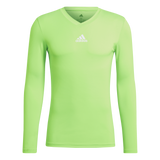 ADIDAS Team Base Longsleeve Herren (team solar green) - Front View