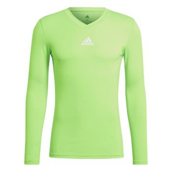 ADIDAS Team Base Longsleeve Herren (team solar green) - Front View